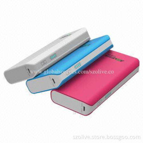 Li-polymer Battery Power Banks, 8,800/10,400mAh battery capacity